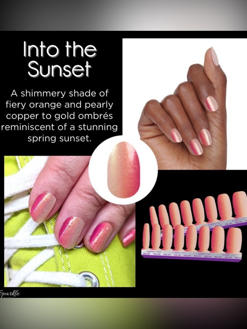 Color Street Into The Sunset Nail Strips